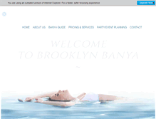 Tablet Screenshot of brooklynbanya.com